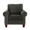 Living Room Homelegance (Homerica East) | Homelegance Furniture Cornelia Chair In Dark Gray 8216Dg-1