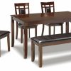 Dining Room Ashley Furniture | Bennox Dining Table And Chairs With Bench (Set Of 6)