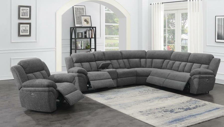 Living Room Coaster Z2 Premium | G609540P 6 Pc Power Sectional