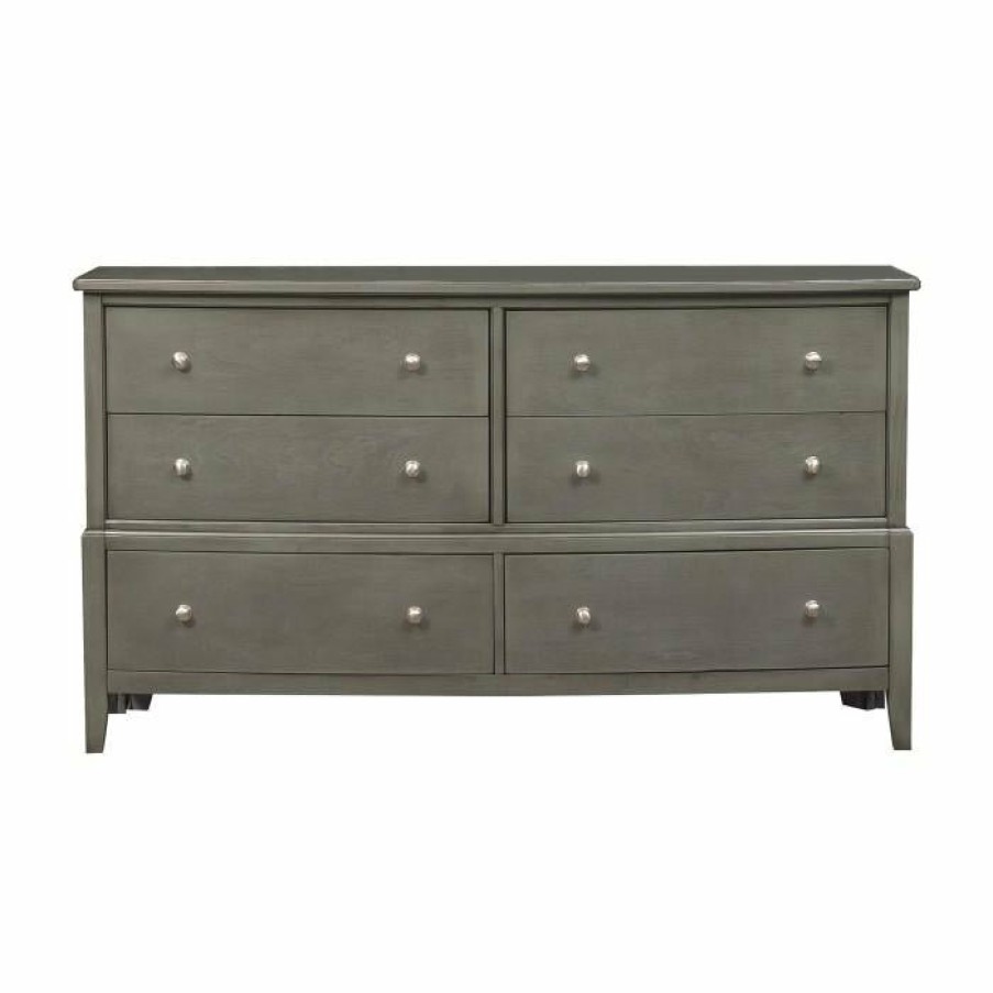 Bedroom Homelegance (Homerica East) | Homelegance Cotterill 6 Drawer Dresser In Gray 1730Gy-5