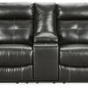 Living Room Ashley Furniture | Kempten Reclining Loveseat With Console