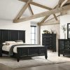 Bedroom Coaster Z2 Premium | G201321Ke S5 Sandy Beach Black King Five Piece Bedroom Set