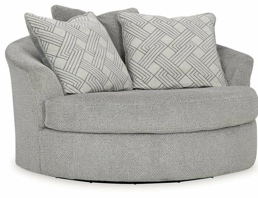 Living Room Ashley Furniture | Casselbury Oversized Swivel Accent Chair