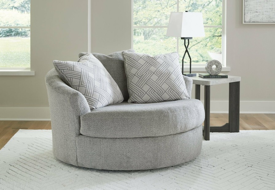 Living Room Ashley Furniture | Casselbury Oversized Swivel Accent Chair