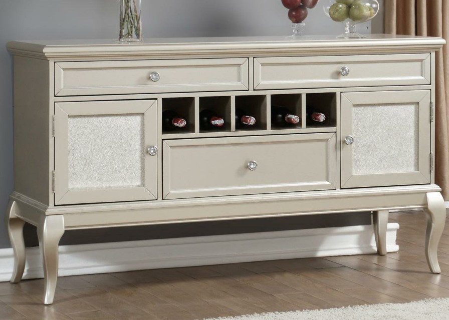 Dining Room Homelegance | Homelegance Crawford Buffet/Server In Silver 5546-55