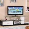 Entertainment ACME East | Ivana White & Black Tv Stand