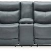 Living Room Ashley Furniture | Mindanao Power Reclining Loveseat With Console