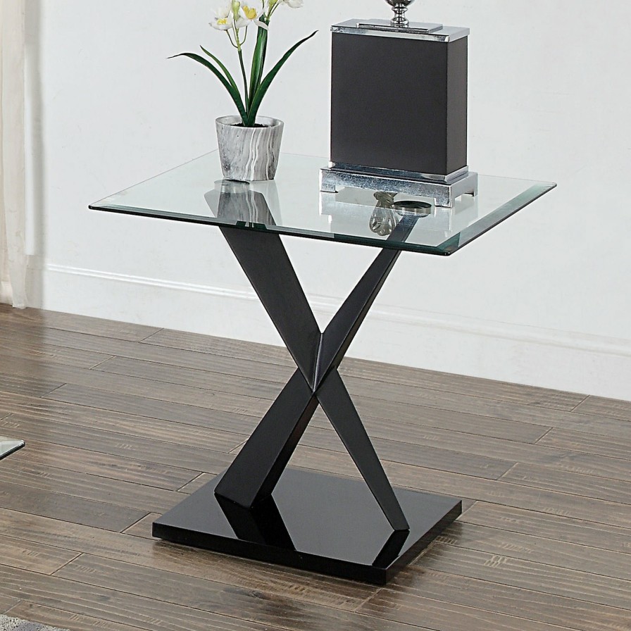 Living Room FOA East | Xanthus End Table, Black