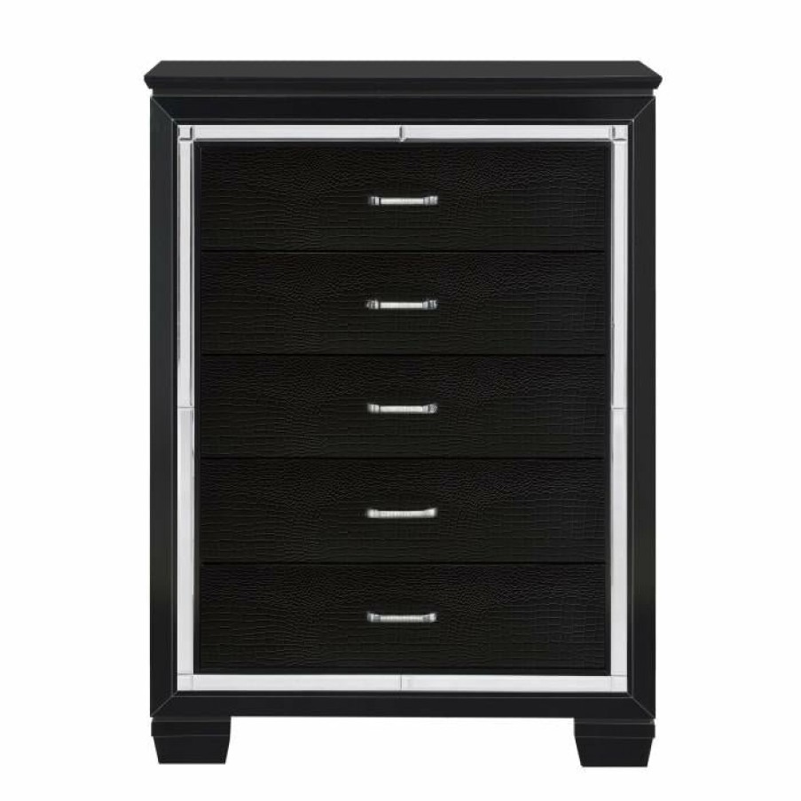 Bedroom Homelegance (Homerica East) | Homelegance Allura Chest In Black 1916Bk-9