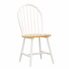 Dining Room Coaster Z2 Premium | Country Two Tone Natural Wood Dining Chair