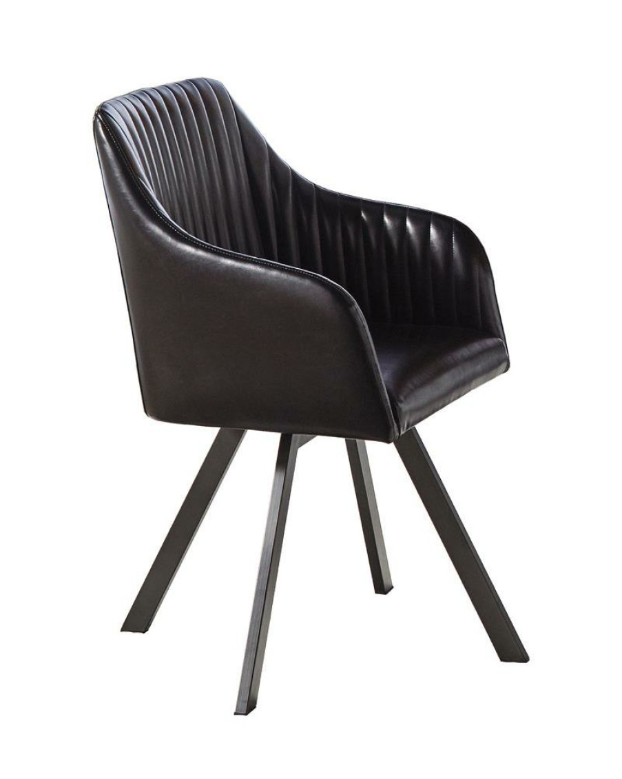 Dining Room Coaster Z2 Premium | 193372Blk Swivel Dining Chair