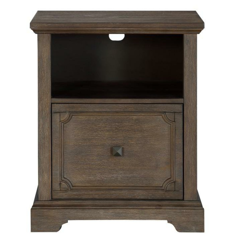 Home Office Homelegance (Homerica East) | Homelegance Toulon File Cabinet In Wire-Brushed 5438-18