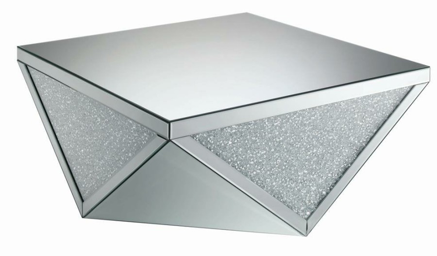 Living Room Coaster Z2 Premium | G722507 Contemporary Silver Coffee Table