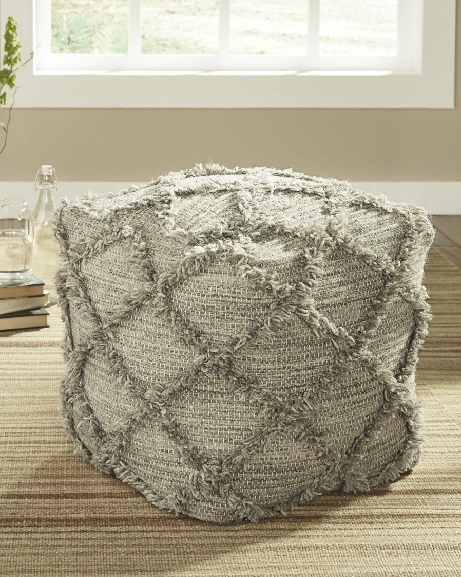 Accessories Ashley Furniture | Adelphie Pouf