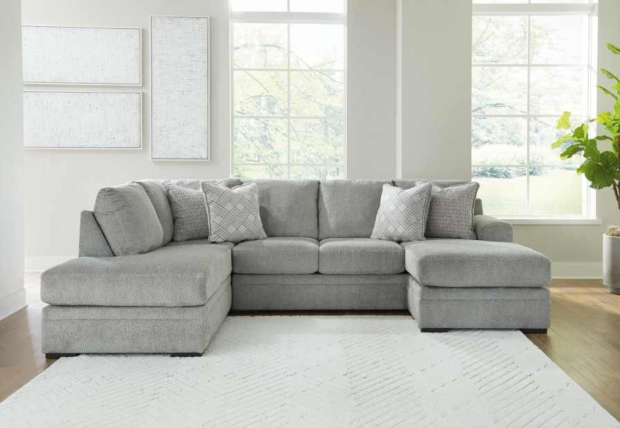 Living Room Ashley Furniture | Casselbury 2-Piece Sectional With Chaise