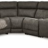 Living Room Ashley Furniture | Hoopster 6-Piece Power Reclining Sectional