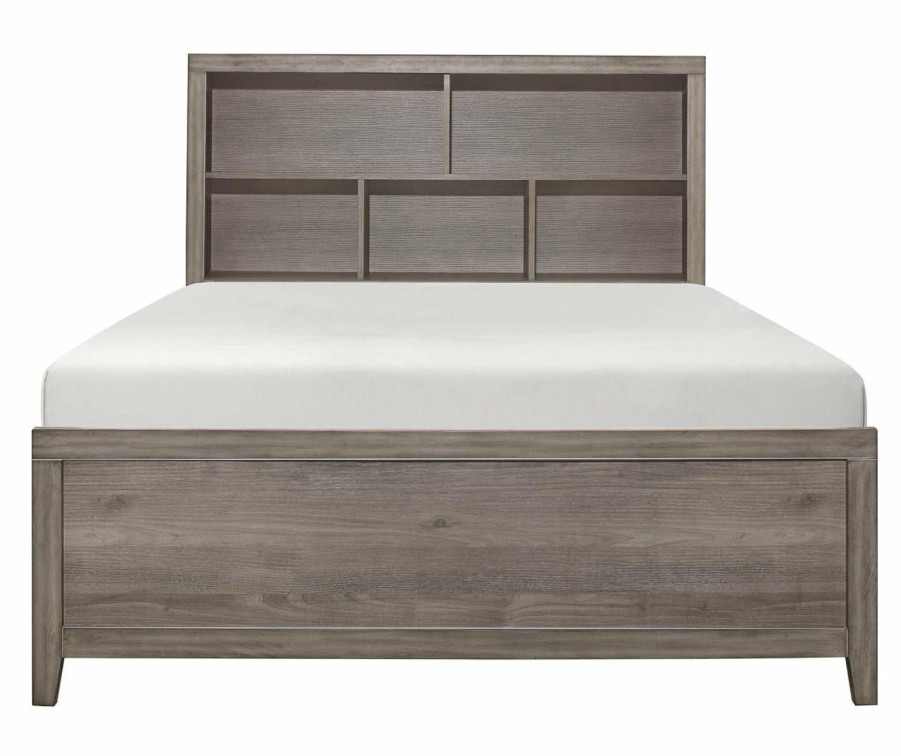 Bedroom Homelegance (Homerica East) | Homelegance Woodrow Full Platform Bed In Gray 2042Nbf-1*