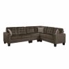 Living Room Homelegance (Homerica East) | Homelegance Furniture Lantana 2-Piece Reversible Sectional In Chocolate