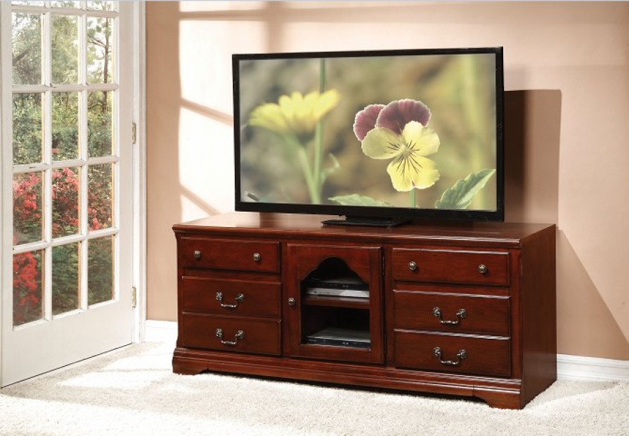 Entertainment ACME | Hercules Cherry Tv Stand