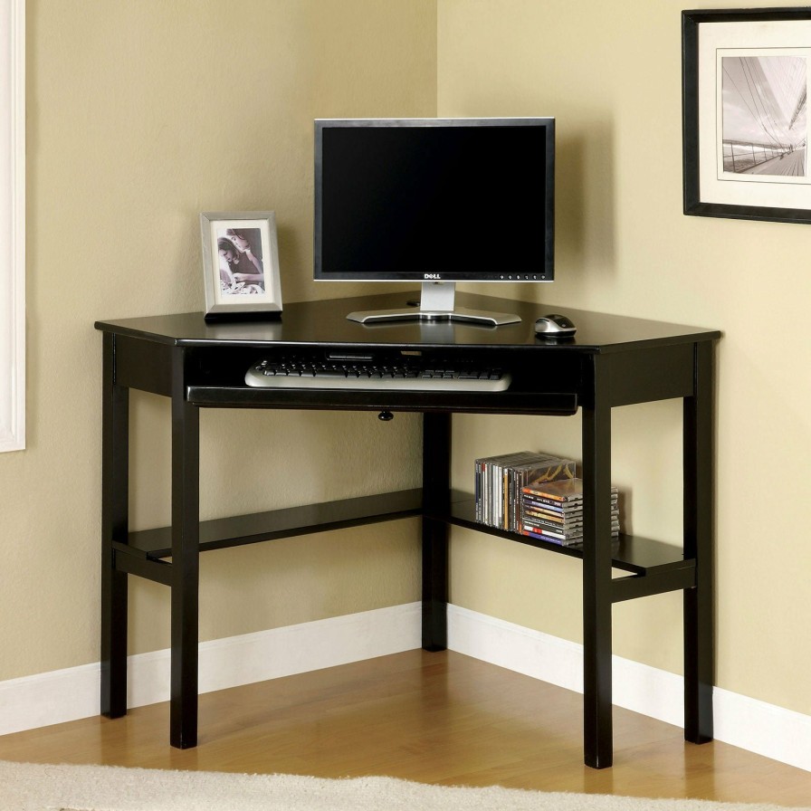 Home Office FOA East | Porto Black Corner Desk