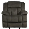 Living Room Homelegance (Homerica East) | Homelegance Furniture Laurelton Glider Reclining Chair In Chocolate 9636-1