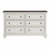 Bedroom Homelegance (Homerica East) | Homelegance Baylesford Dresser In Two Tone 1624W-5