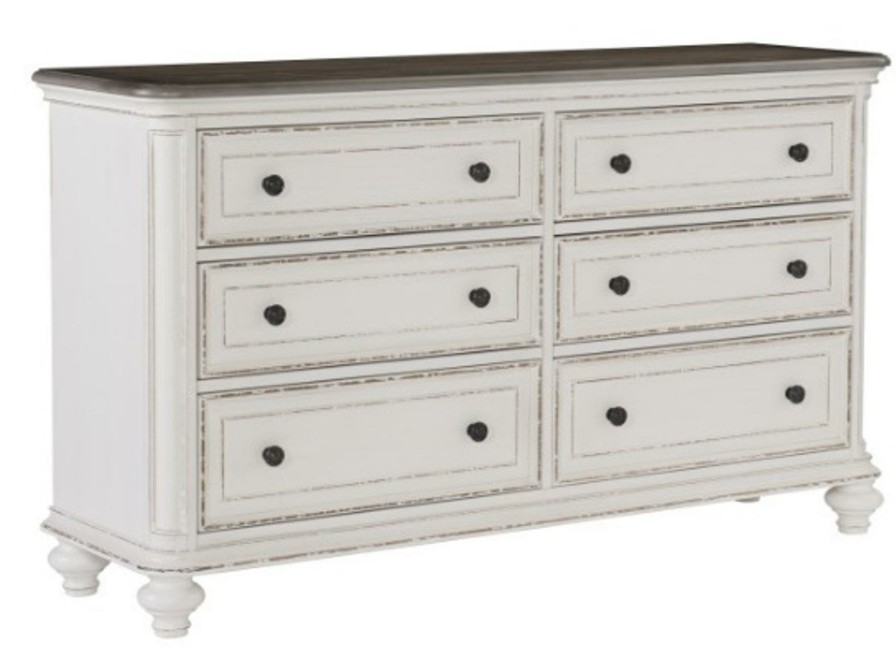 Bedroom Homelegance (Homerica East) | Homelegance Baylesford Dresser In Two Tone 1624W-5