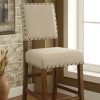 Dining Room FOA East | Sania Rustic Oak Bar Chair (2/Ctn)