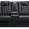 Living Room Ashley Furniture | Center Point Reclining Loveseat With Console