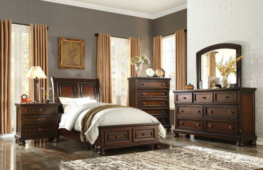 Bedroom Homelegance (Homerica East) | Homelegance Cumberland Chest In Brown Cherry 2159-9