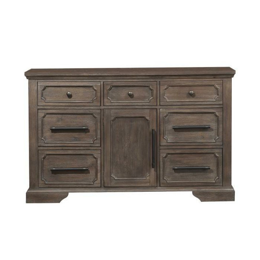 Bedroom Homelegance (Homerica East) | Homelegance Taulon Dresser In Dark Oak 5438-5