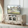 Entertainment ACME East | Gorsedd Antique White Tv Stand