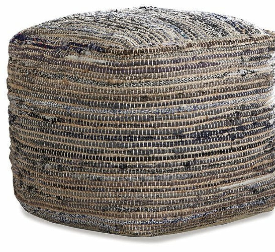 Accessories Ashley Furniture | Absalom Pouf