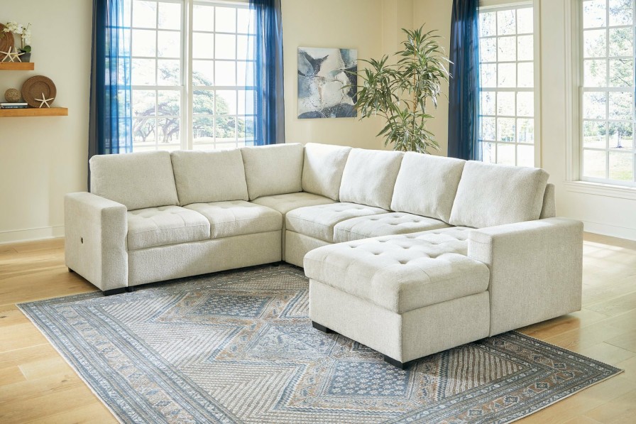 Living Room Ashley Furniture | Millcoe 3-Piece Sectional With Pop Up Bed