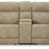 Living Room Ashley Furniture | Next-Gen Durapella Power Reclining Loveseat With Console