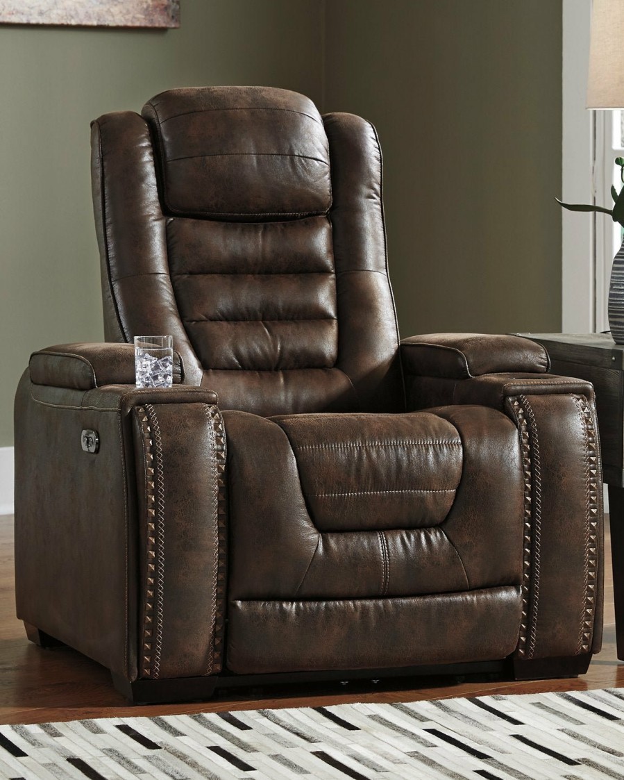 Living Room Ashley Furniture | Game Zone Power Recliner