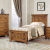 Bedroom Coaster Z2 Premium | G205261T S4 Brenner Rustic Honey Twin Four Piece Set