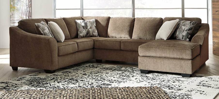 Living Room Ashley Furniture | Graftin 3-Piece Sectional With Chaise