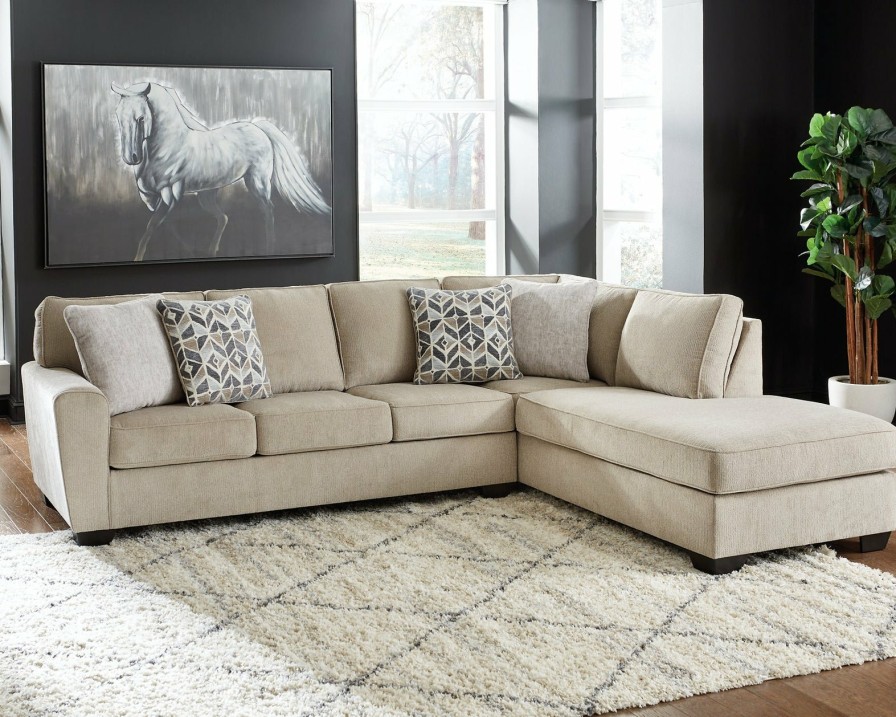 Living Room Ashley Furniture | Decelle 2-Piece Sectional With Chaise