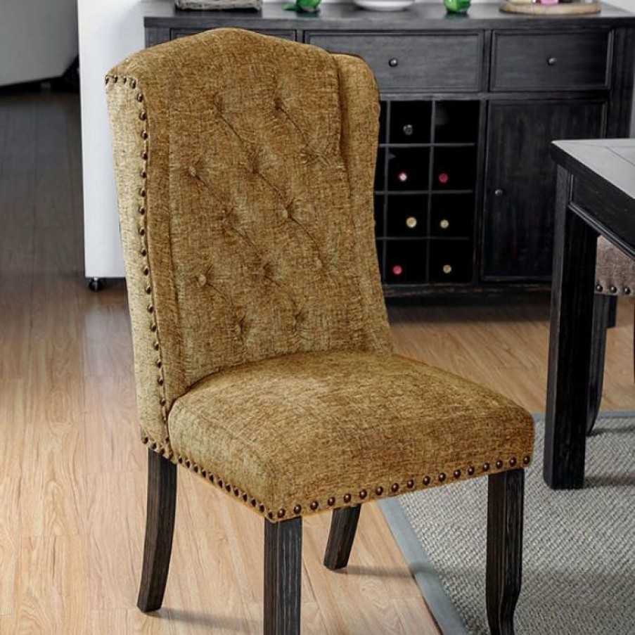 Dining Room FOA East | Sania Wingback Chair (2/Ctn)