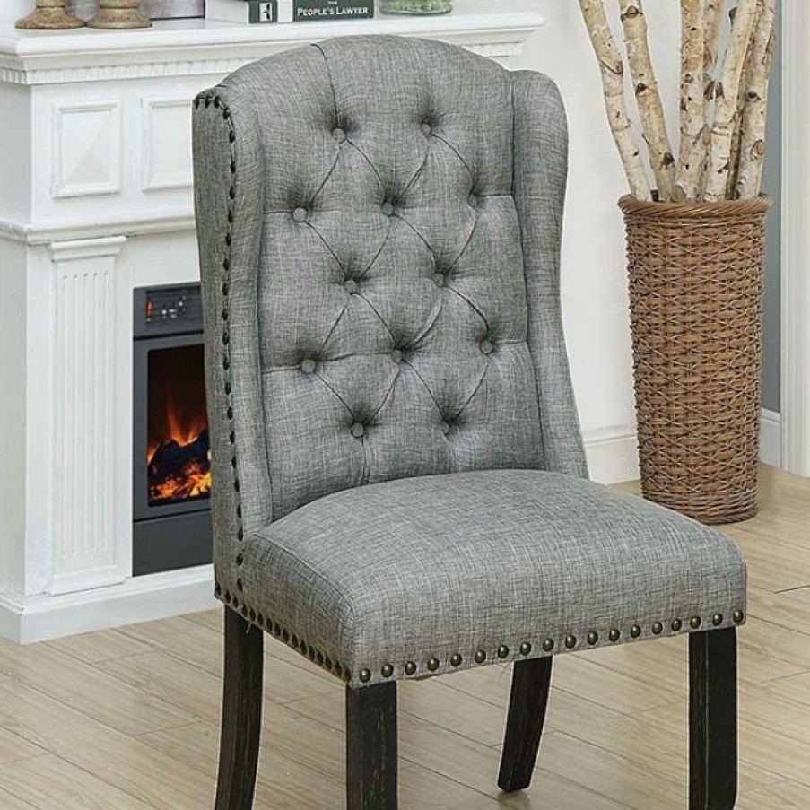 Dining Room FOA East | Sania Wingback Chair (2/Ctn)