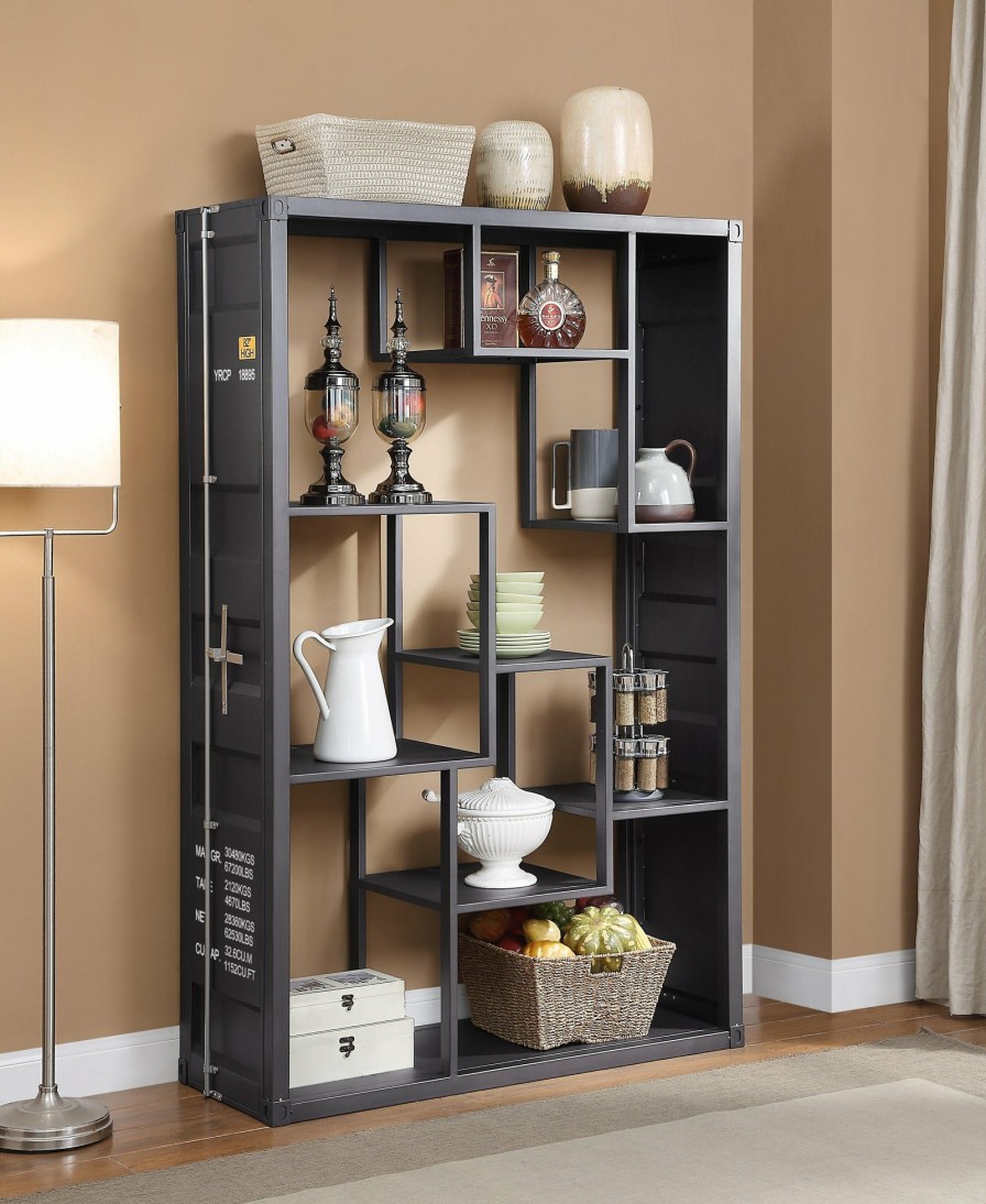 Home Office ACME | Cargo Gunmetal Shelf Rack / Book Shelf