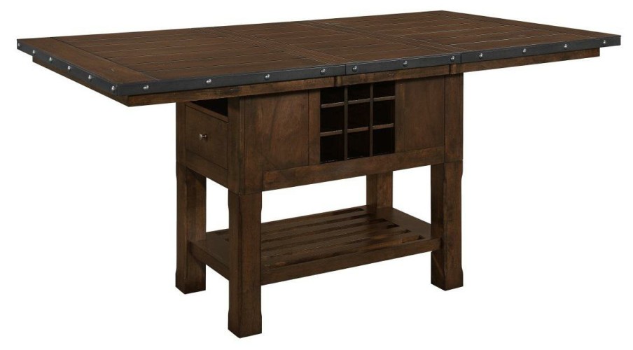 Dining Room Homelegance (Homerica East) | Homelegance Schleiger Counter Height Dining Table In Dark Brown 5400-36Xl*