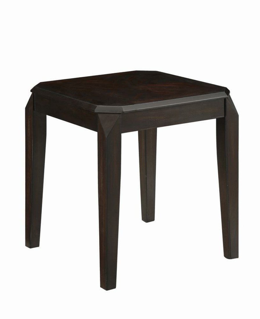 Living Room Coaster Z2 Premium | Transitional Walnut End Table