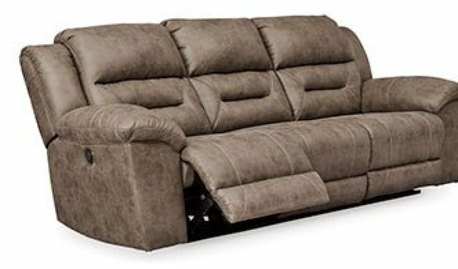 Living Room Ashley Furniture | Stoneland Power Reclining Sofa