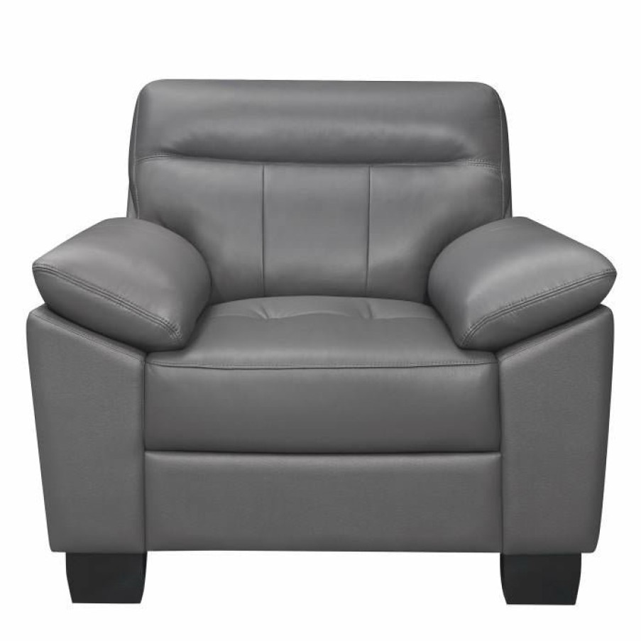 Living Room Homelegance (Homerica East) | Homelegance Furniture Denizen Chair In Dark Gray 9537Dgy-1