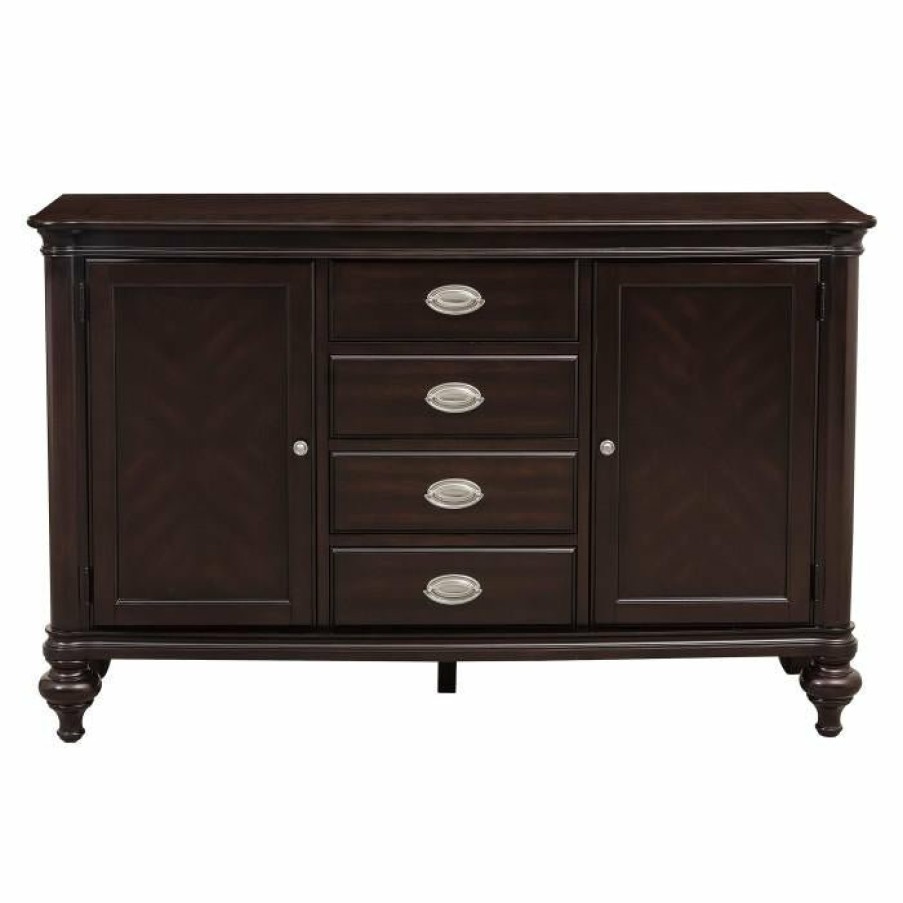 Dining Room Homelegance (Homerica East) | Homelegance Marston Buffet In Dark Cherry 2615Dc-55