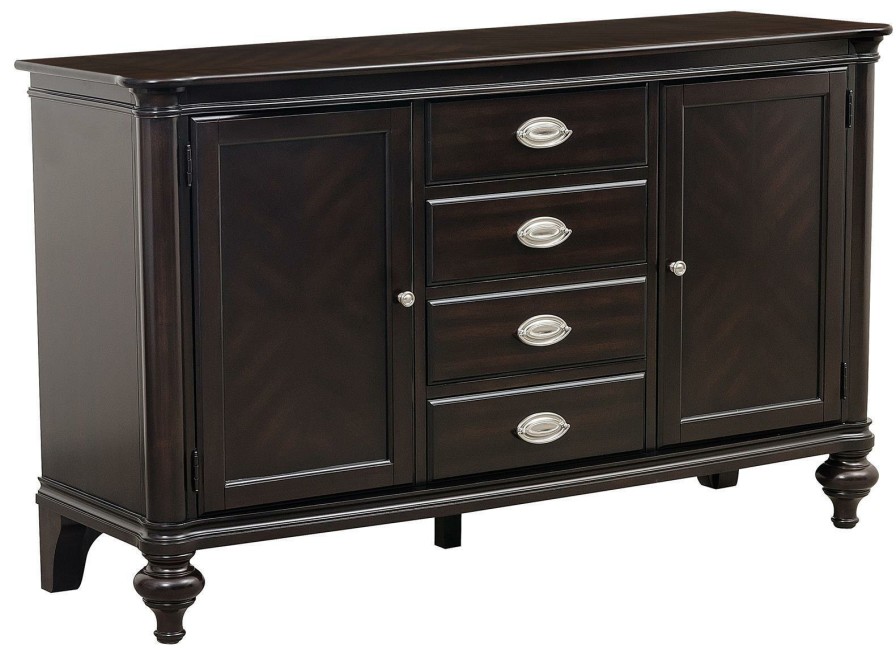 Dining Room Homelegance (Homerica East) | Homelegance Marston Buffet In Dark Cherry 2615Dc-55