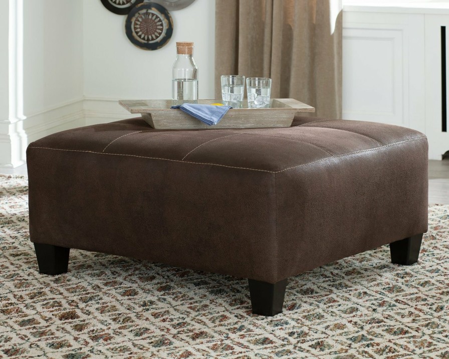 Living Room Ashley Furniture | Navi Oversized Accent Ottoman