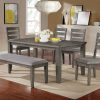 Dining Room FOA East | Viana 6 Pc. Dining Table Set W/ Bench